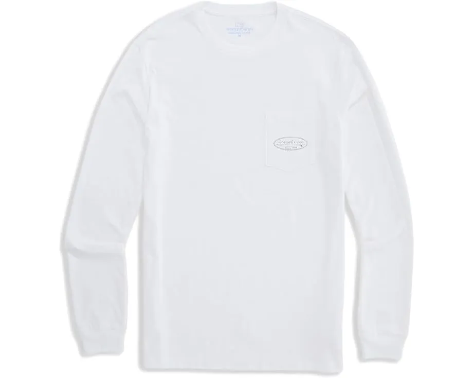 Vineyard Vines футболка с принтом и карманом из мягкого хлопка