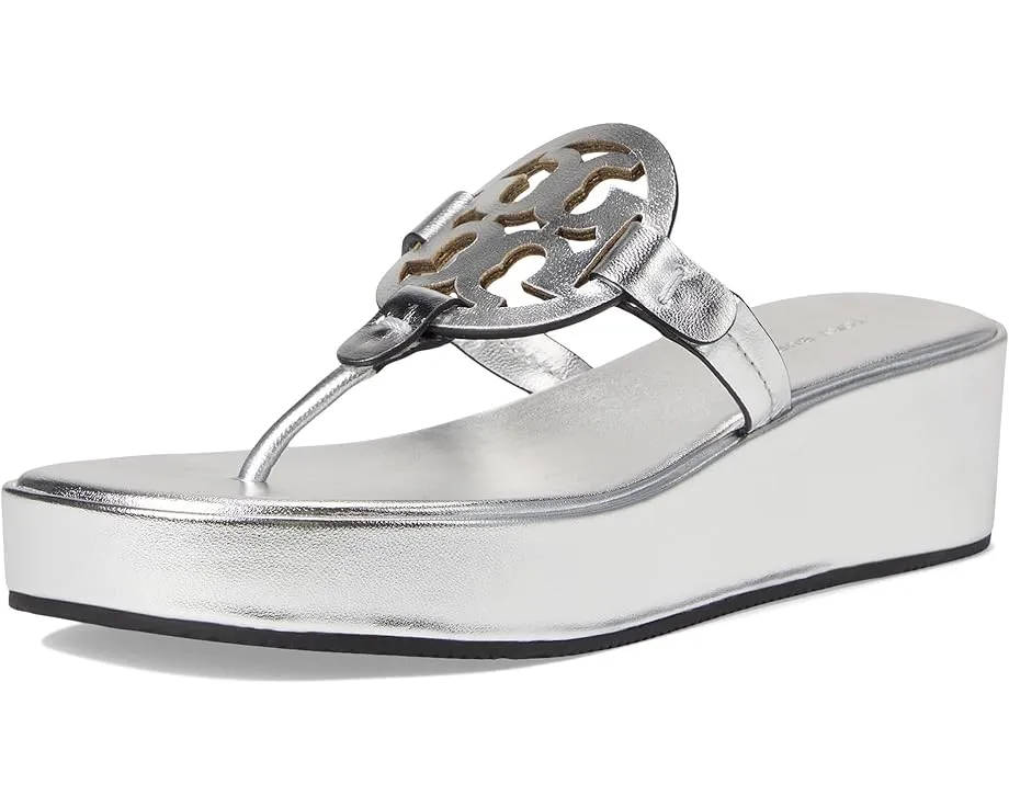 Босоножки Tory Burch Miller Wedge 25Mm на платформе с кожаным верхом
