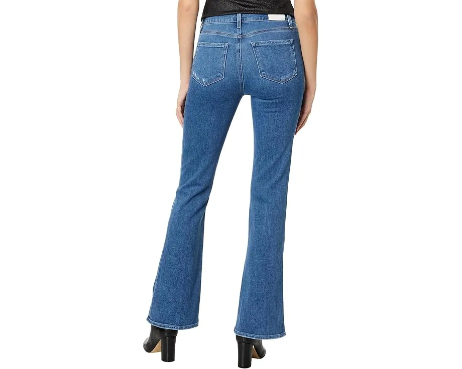 Джинсы Paige High-Rise Laurel Canyon 32 дюйма с эффектом поношенности