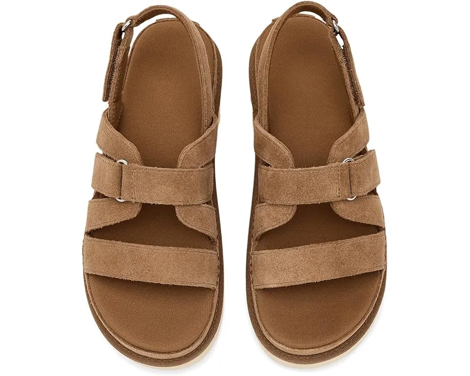 Сандалии UGG Goldenstar Gleam с бархатистым нубуком