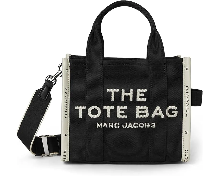 Маленькая сумка-тоут Marc Jacobs The Small Tote с брендовой надписью
