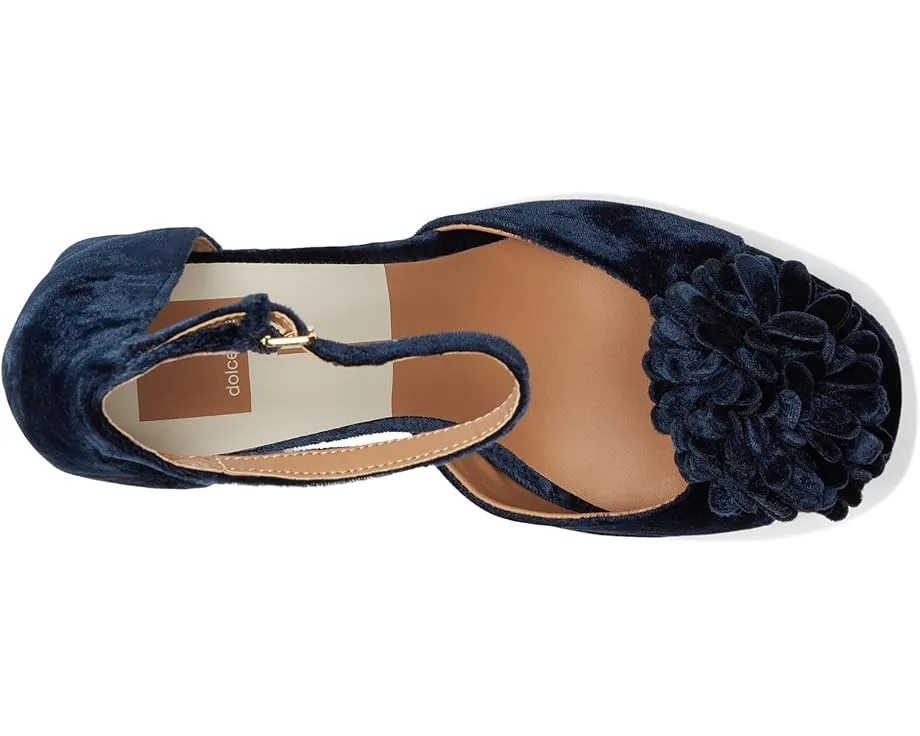 Босоножки Perel на платформе от Dolce Vita с велюровым верхом и помпоном