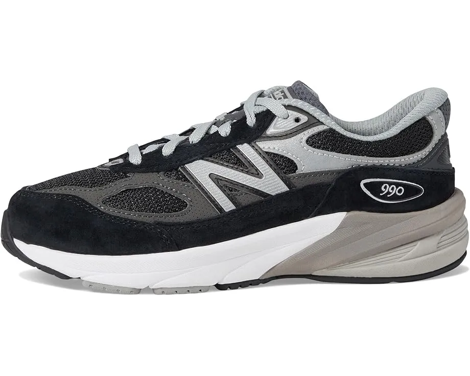 Детские кроссовки New Balance 990v6 для малышей с узорчатыми накладками