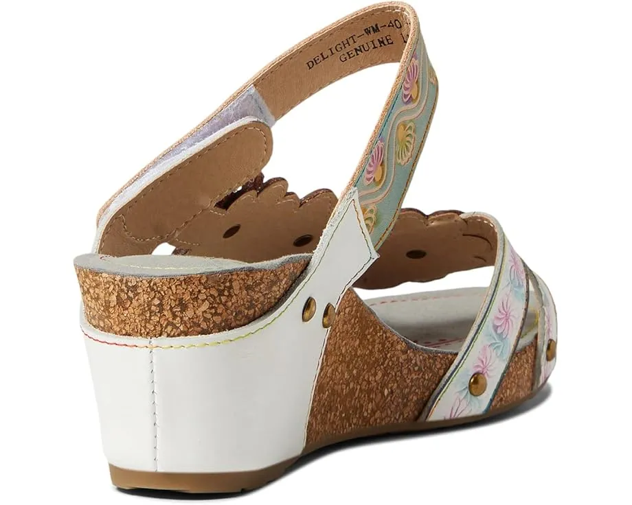 Туфли Delight на платформе с ярким цветочным принтом