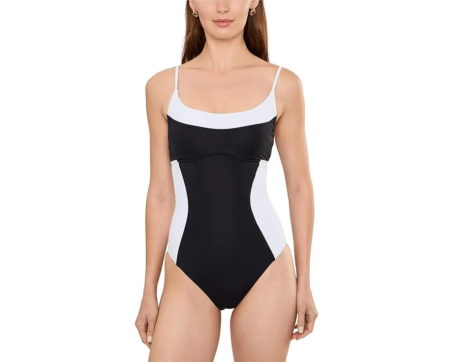 Цельный купальник BECCA Sport Mode Elisabeth в стиле корсета