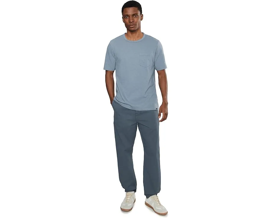 Футболка Faherty Sunwashed с нагрудным карманом и эффектом выгоревшей ткани