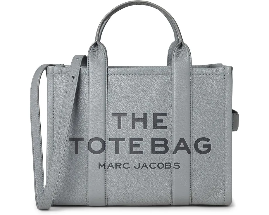 Кожаная сумка тоут среднего размера Marc Jacobs с двумя ручками