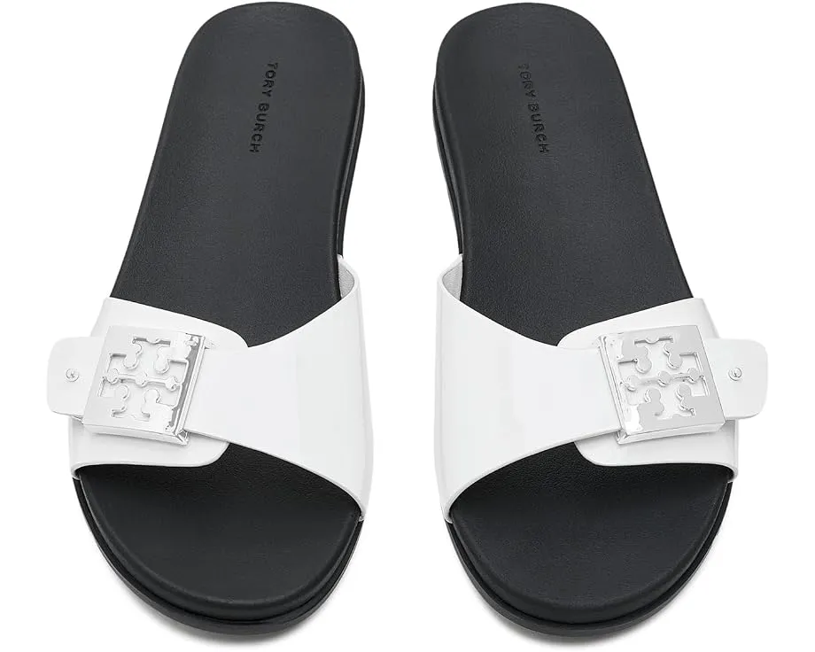 Сандалии Tory Burch Buckle Slide с водонепроницаемым верхом и стелькой из EVA
