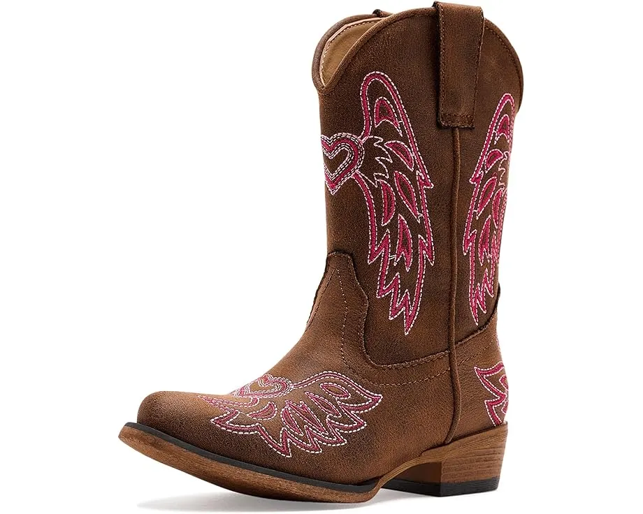 Roper Kids Сапоги Riley Wings с вышитыми крыльями и острым носком