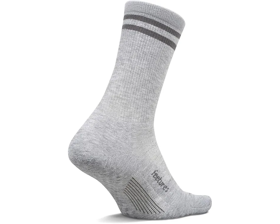 Носки Feetures Elite Max Cushion Grip Mini Crew с противоскользящими вставками и полоской