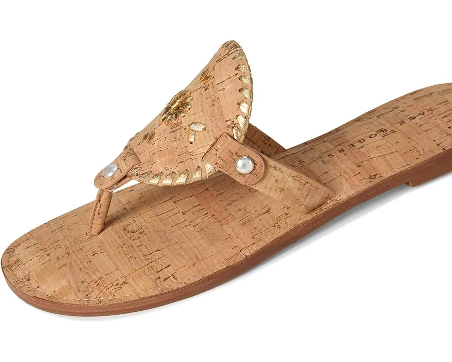 Сандалии Jack Rogers Collins с пробковым верхом и миндальным носком