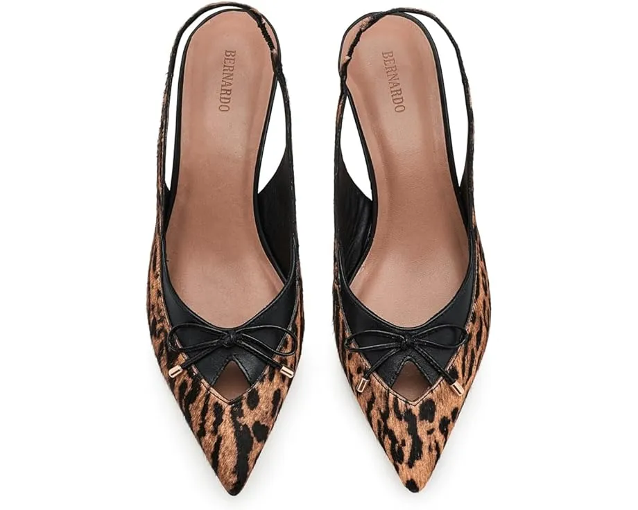 Туфли Misha Haircalf с открытой пяткой и меховым верхом Bernardo