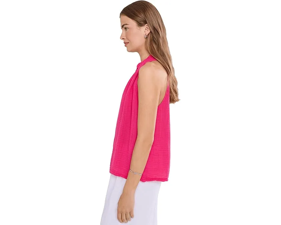 Топ Viola Split Neck Tank от Michael Stars с V-образным вырезом