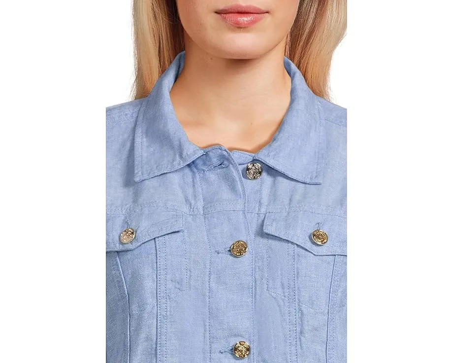 Льняная куртка Lilly Pulitzer Seaspray