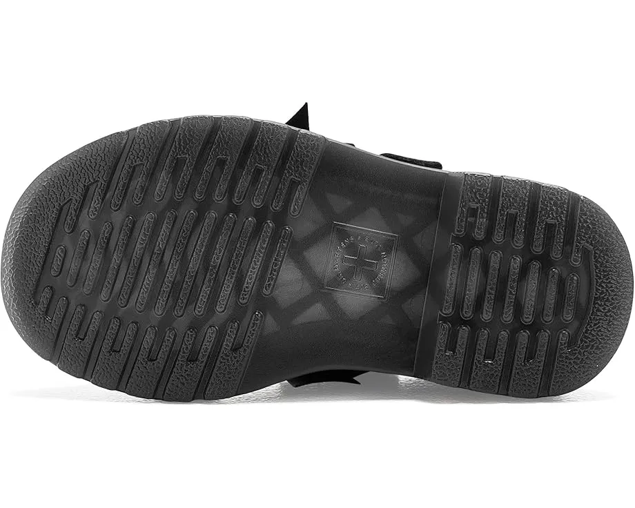 Dr. Martens детские туфли Polley II Bow с бантом на липучке