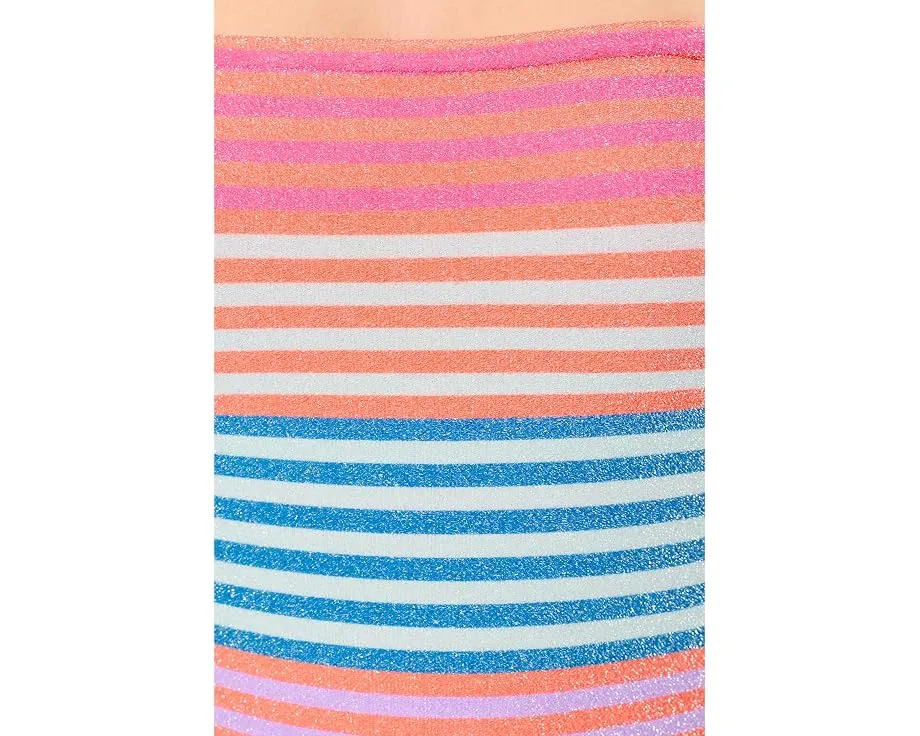 Цельный купальник Amber One-Piece Beach Riot с полосатым узором