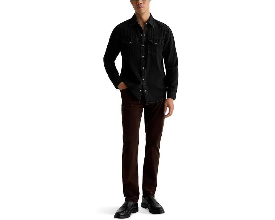 Брюки AG Jeans Tellis Modern Slim Corduroy с зауженным кроем