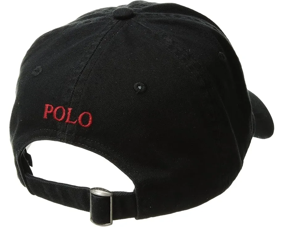 Классическая бейсболка Polo Ralph Lauren из хлопкового твила с вышитым логотипом