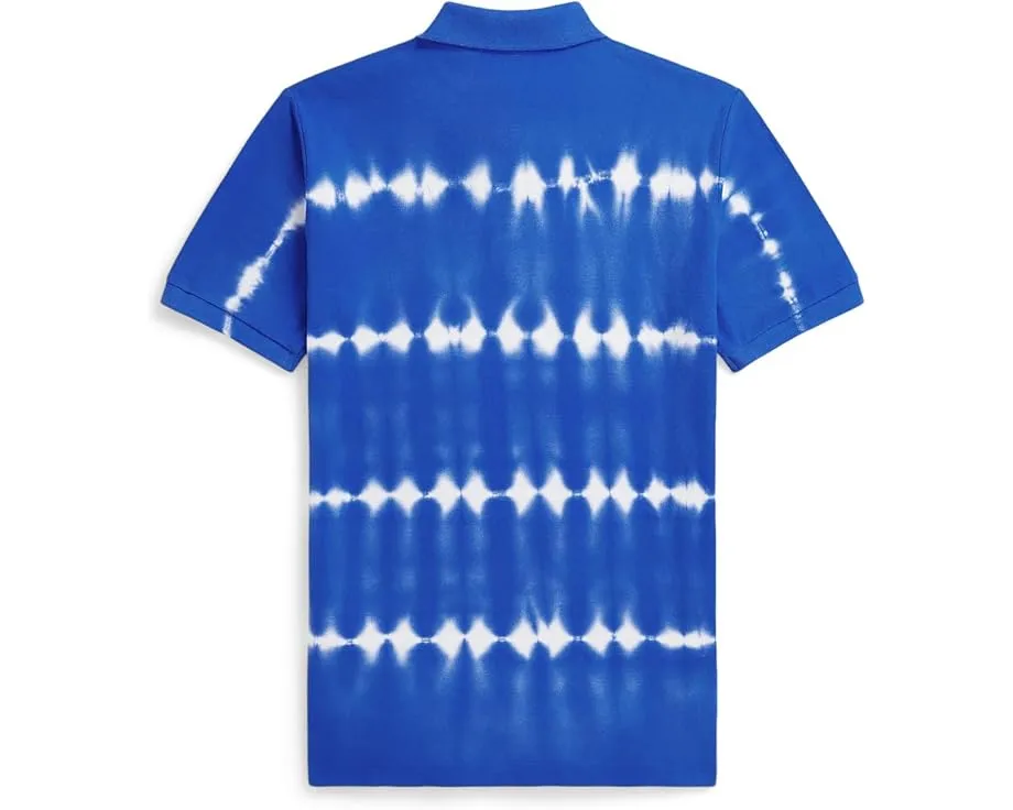 Tie-Dye Cotton Mesh Polo Shirt (Big Kid)