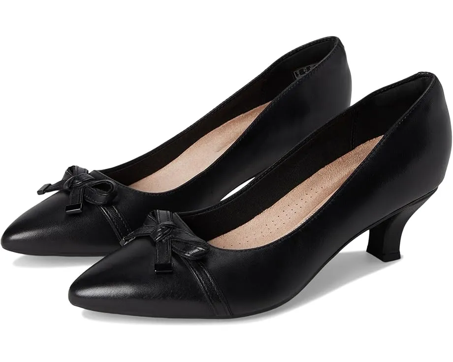 Туфли Clarks Kepley Holly с бантиком и котячьим каблуком