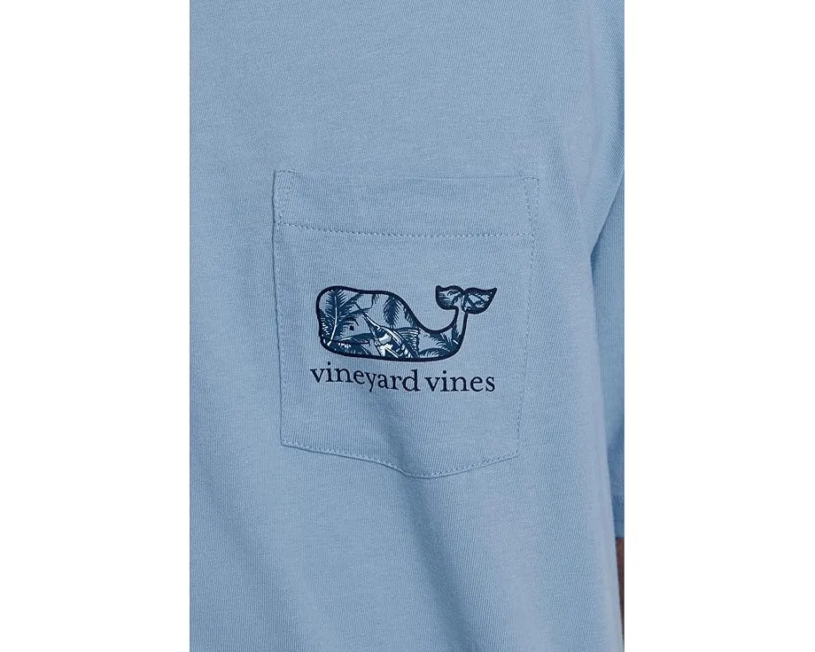 Футболка Vineyard Vines Sport Fisher Palm Whale с коротким рукавом и графикой