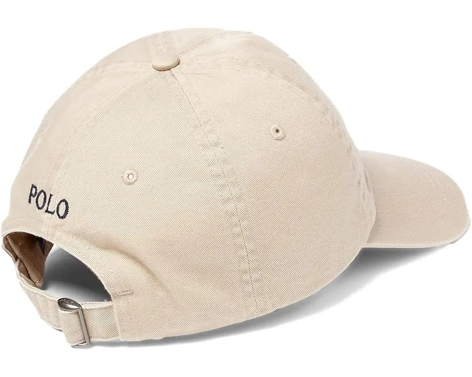 Классическая бейсболка Polo Ralph Lauren из хлопкового твила с вышитым логотипом