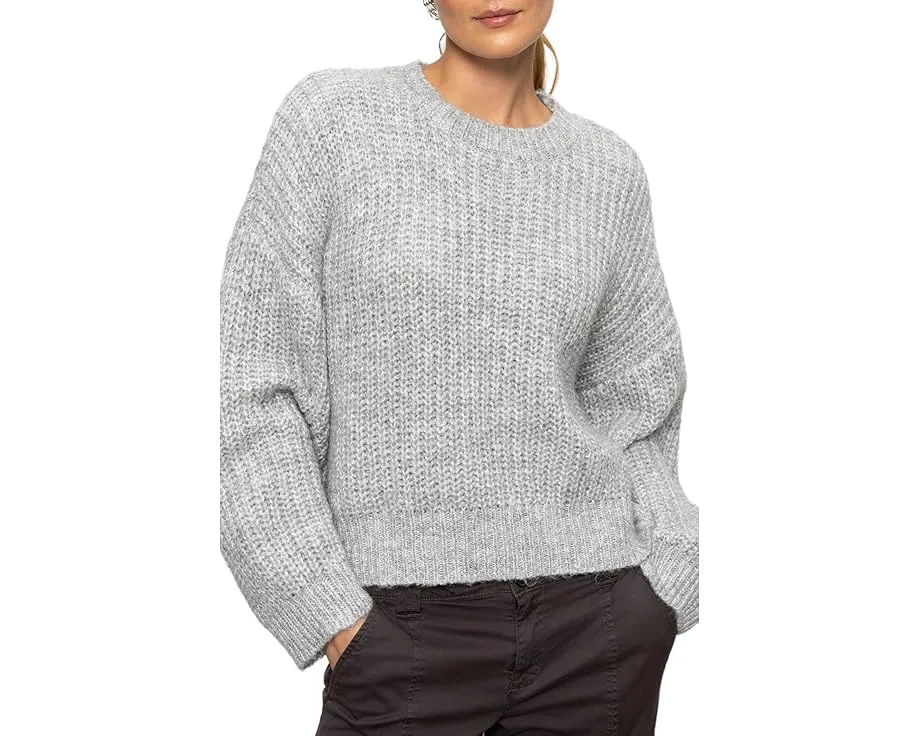 Свитер Sanctuary с объемными рукавами из легкого ворсистого трикотажа