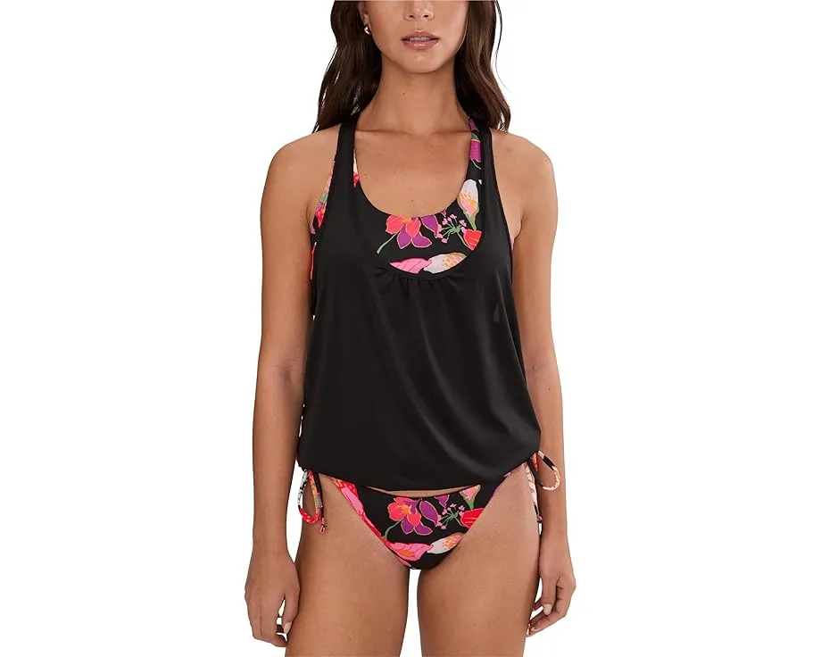 Трусы бикини Nike Hot House Floral Tie String с завязками по бокам и низкой посадкой