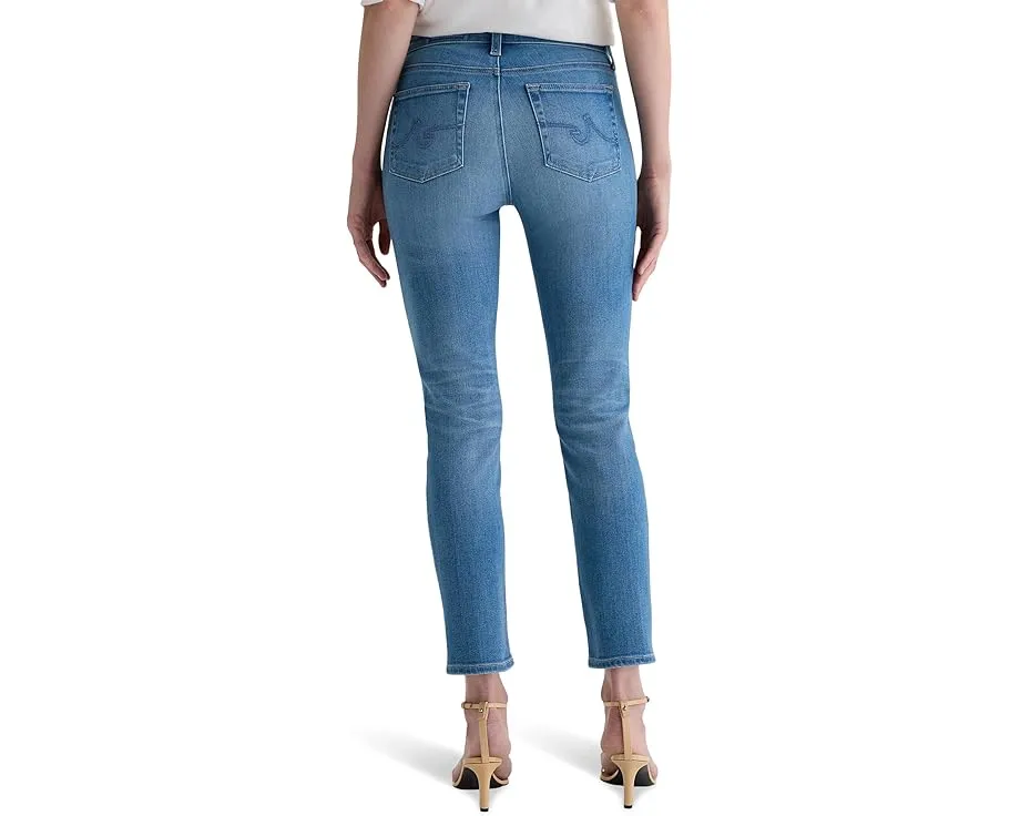 Джинсы AG Jeans Prima с заниженной талией и прямым кроем в цвете Atlantis