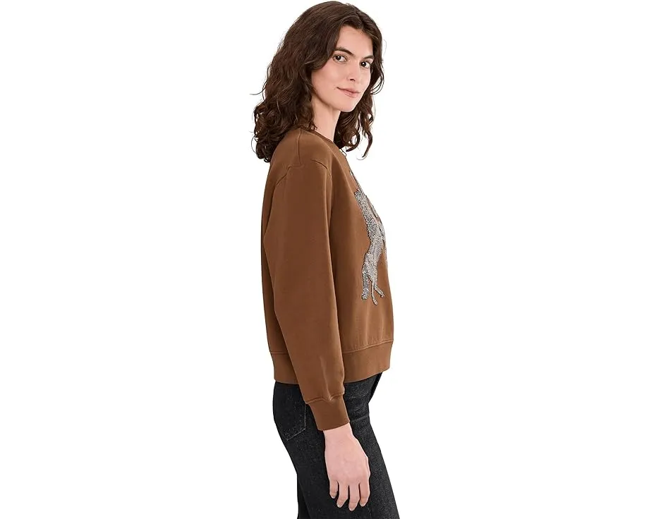 Свитшот AllSaints Luck Pippa с пайетками из органического хлопка