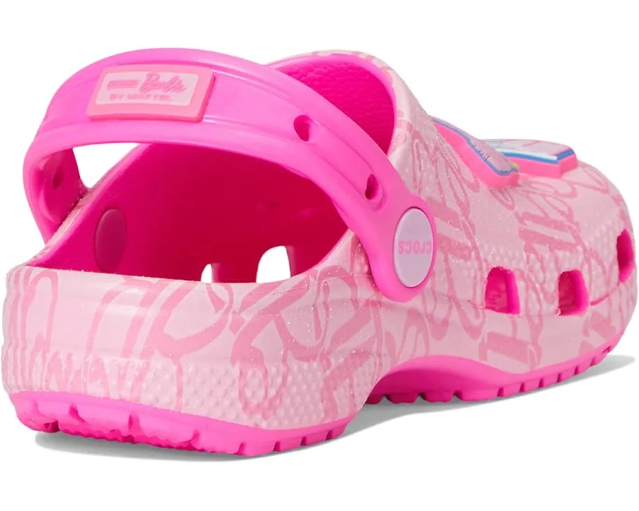 Crocs Kids Classic Barbie Clogs детские сабо с фиксированными шармами