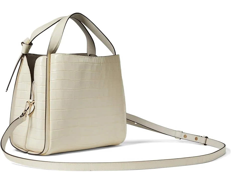 Средняя сумка-кроссбоди Kate Spade New York Knott из кожи с тиснением под крокодила