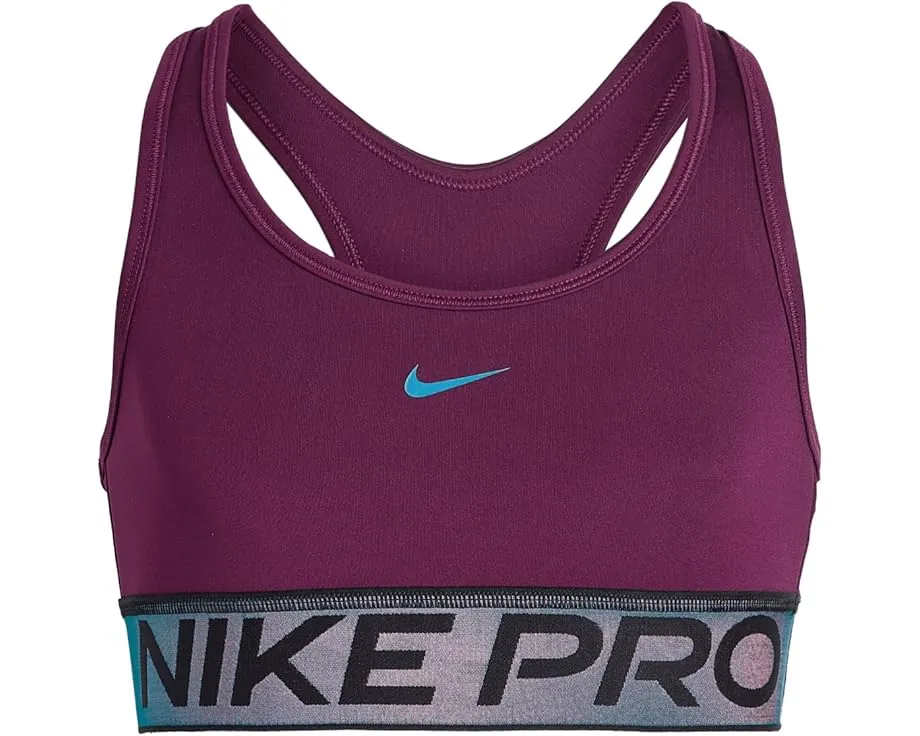 Nike Kids Спортивный бюстгальтер Pro Swoosh с блестящими акцентами