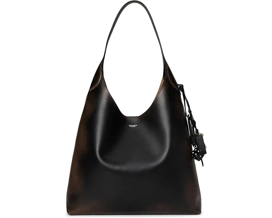 Сумка COACH Brooklyn через плечо 39 из состаренной кожи с отделением для ноутбука