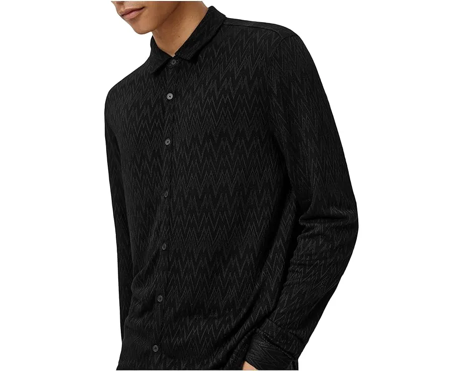 Рубашка John Varvatos Redmond с воротником и длинными рукавами