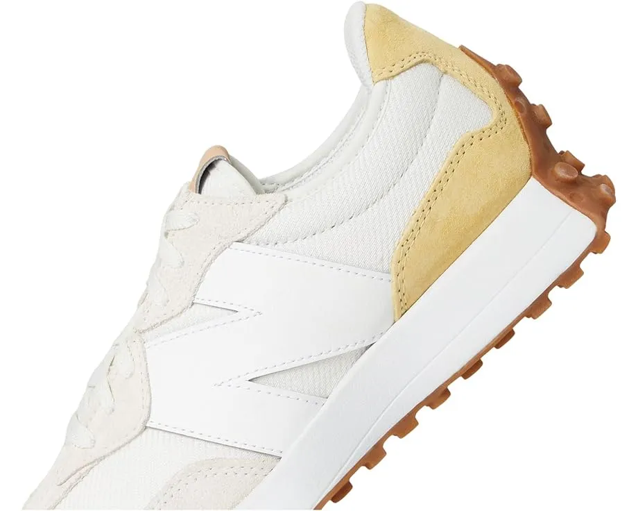 Кроссовки New Balance Classics 327 из замши и сетки с массивным логотипом