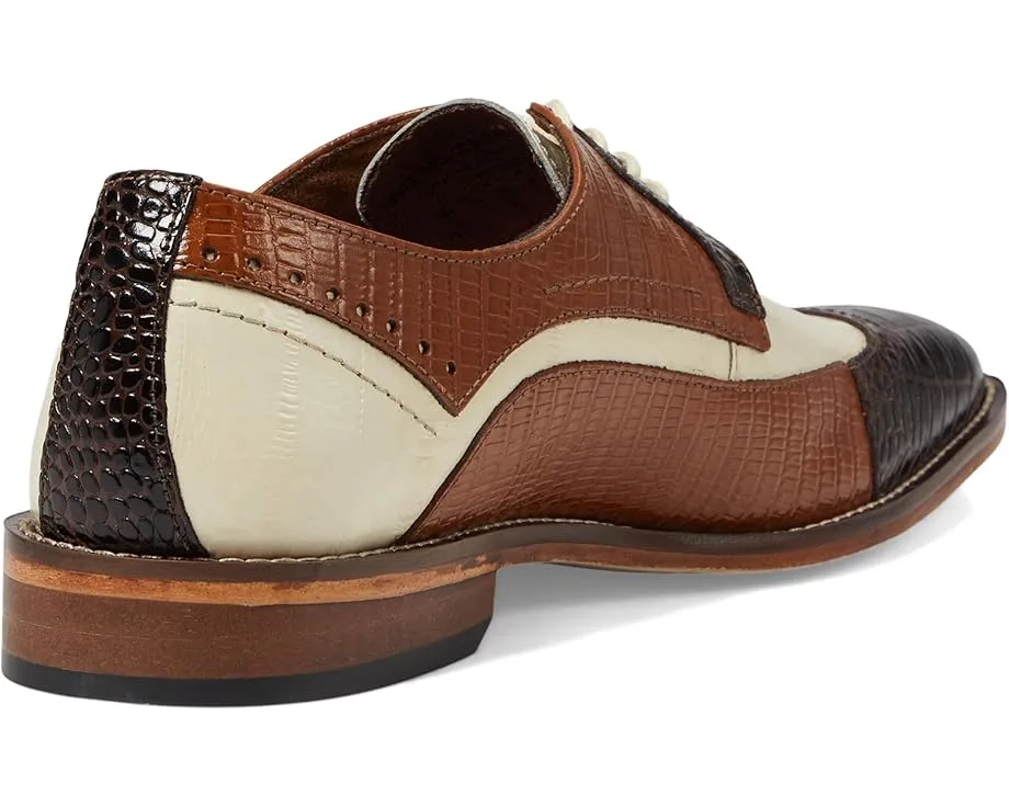 Stacy Adams Gallinari оксфорды Wingtip с принтом и кожаной подошвой