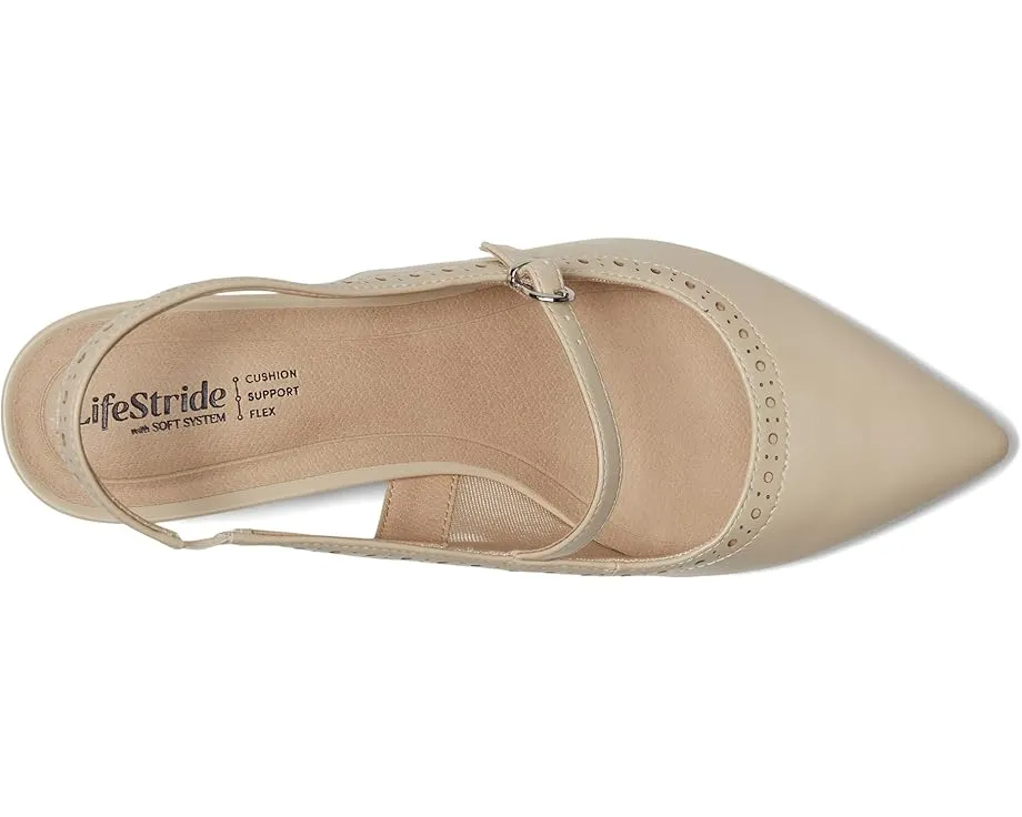 LifeStride Туфли Marilyn Slingback на низком каблуке с переработанными материалами