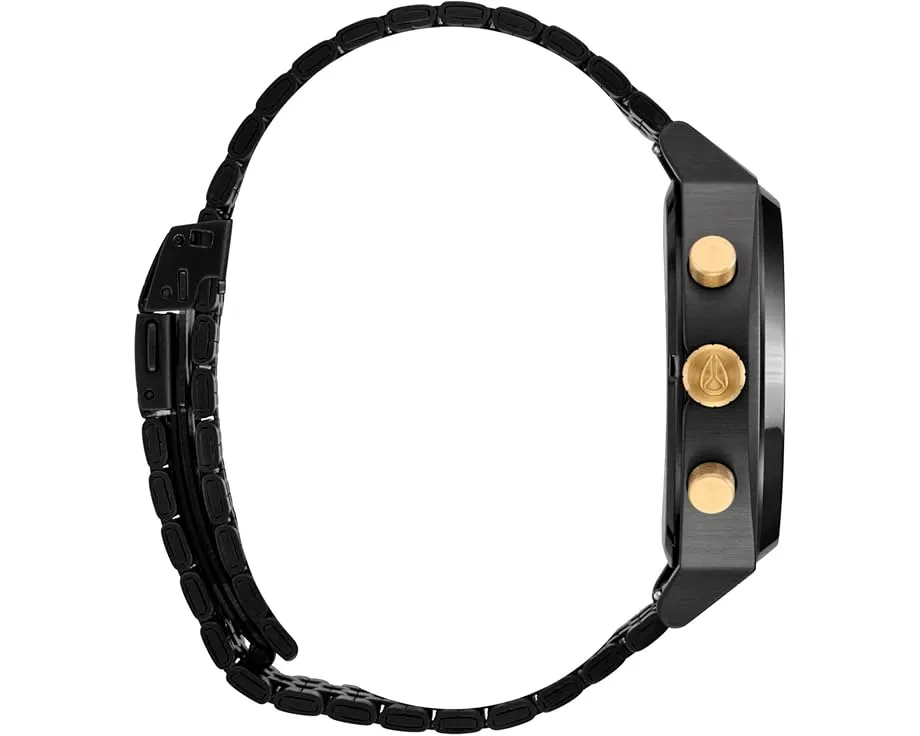 Nixon Time Teller Chrono хронограф с японским кварцем и браслетом из стали