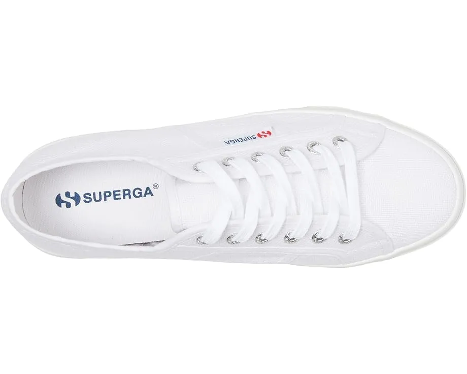 Кроссовки Superga 2740 Platform на платформе с верхом из хлопкового холста