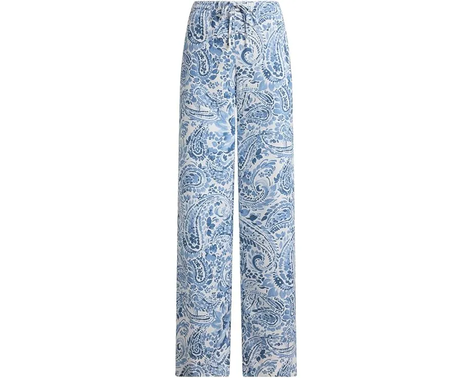 Брюки широкие Льняные с пайсли Paisley Linen Wide-Leg Lauren Ralph Lauren
