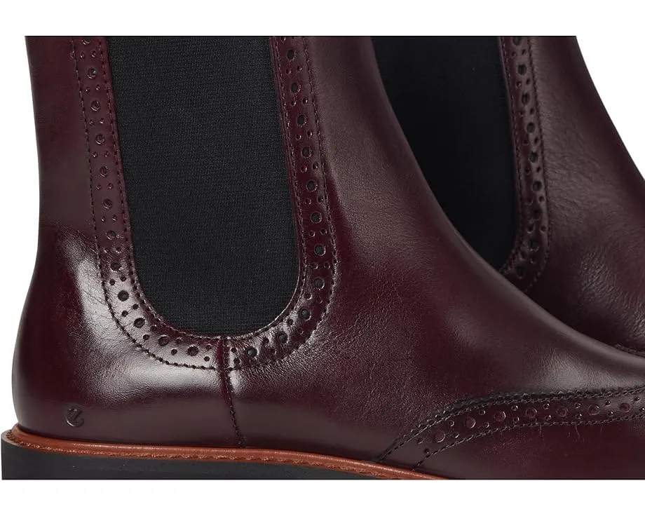 ECCO Metropole Oslo Chelsea Wingtip ботинки с декоративными перфорациями