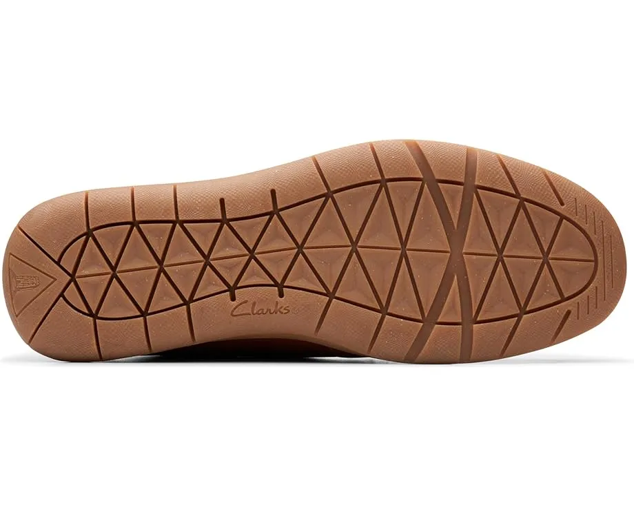 Кроссовки Clarks Flexway Step с замшевым верхом и мокасиновым носком
