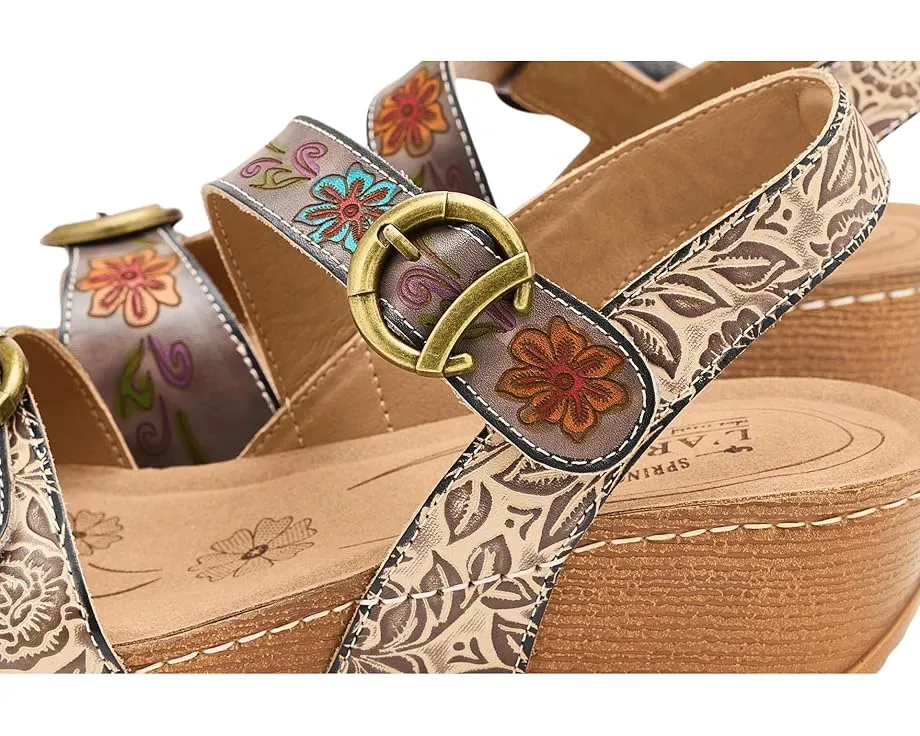 L'Artiste by Spring Step Сандалии Gottaget на платформе с ручной росписью