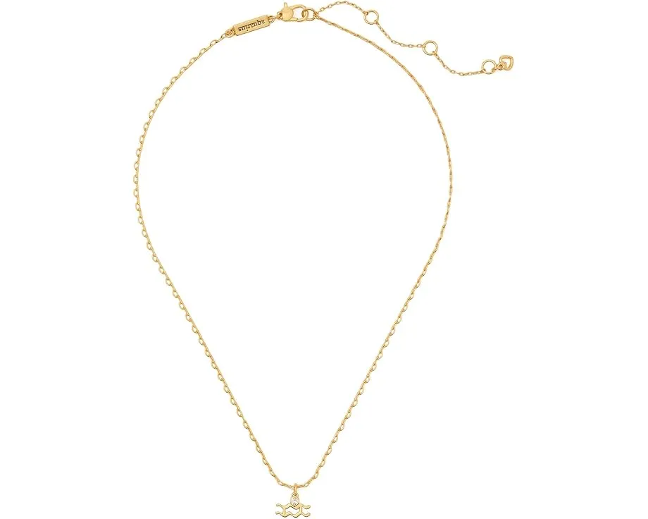 Мини-кулон со знаком зодиака Водолей от Kate Spade New York