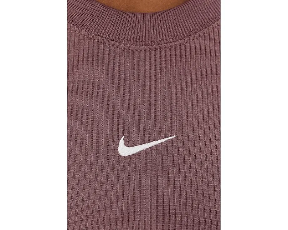 Топ Nike Sportswear Chill Knit Rib с коротким рукавом и ребристым узором