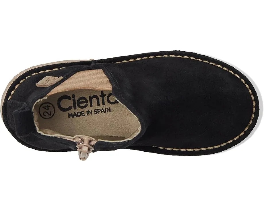 Детские ботинки Cienta Kids Shoes из замши на молнии с эластичной вставкой