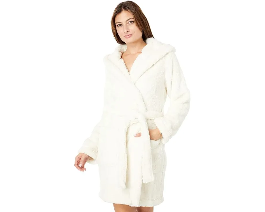 Халат UGG Aarti из мягкого шерпа с капюшоном и карманами