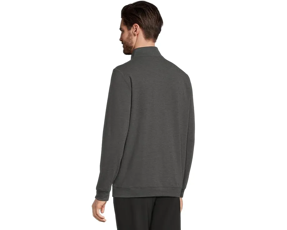 Свитер TravisMathew Cloud Sweater 1/4 Zip с логотипом и резинками на манжетах