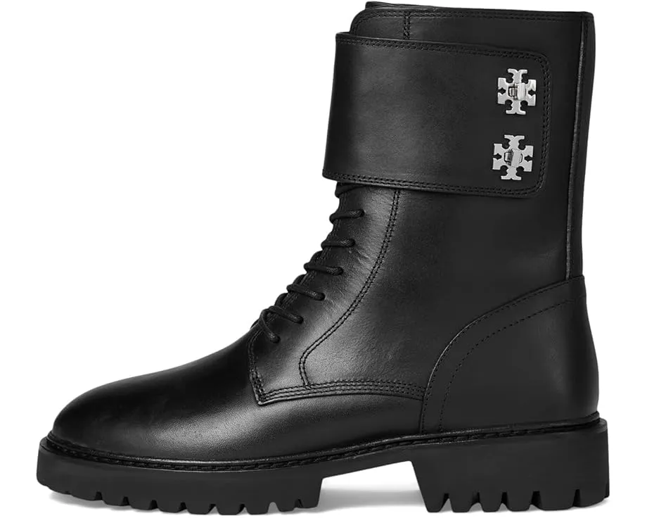 Ботинки Tory Burch Turnlock Lug на каблуке 40 мм с массивной подошвой